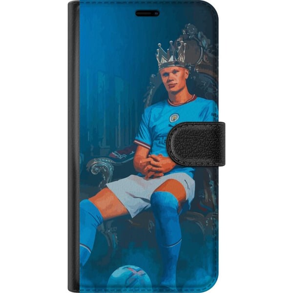 Kompatibelt Plånboksfodral till Samsung Galaxy S20+ Erling Haaland Manchester City fotboll poster Norway striker forward Premier League målskytt king