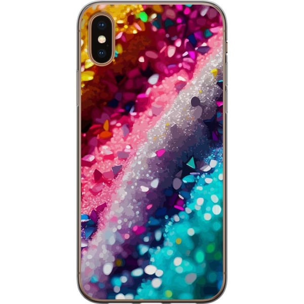 Kompatibelt Mobilskal till Apple iPhone XS Glitter Kompatibelt Mobilskal till Apple iPhone XS Glitter