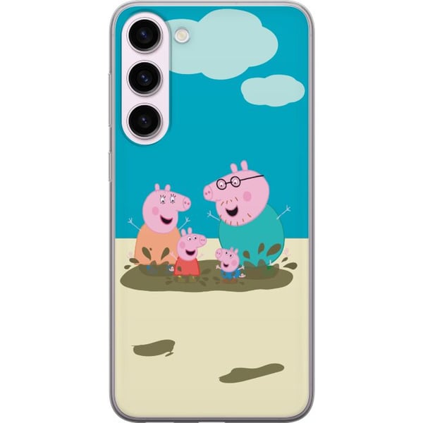 Kompatibel Mobilcover til Samsung Galaxy S23+ Greta Gris Familie Georg Mudderpøl Børnemotiv Serie Populær Børnekarakter Glæde Kompatibel Mobilcover til Samsung Galaxy S23+ Greta Gris Familie Georg Mudderpøl Børnemotiv Serie Populær Børnekarakter Glæde