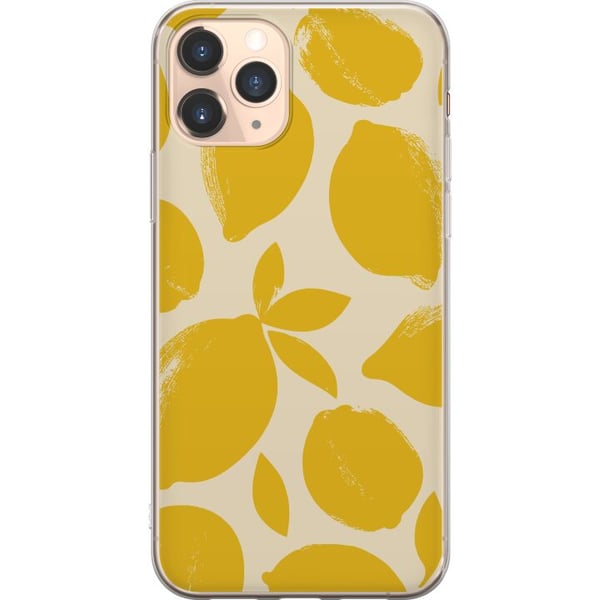 Kompatibelt Mobildeksel til Apple iPhone 11 Pro Citrus sitroner sitrontrykk gul frukt kjøkken sommer retro design mønster inspirasjon frisk kjøkkenst Kompatibelt Mobildeksel til Apple iPhone 11 Pro Citrus sitroner sitrontrykk gul frukt kjøkken sommer retro design mønster inspirasjon frisk kjøkkenst