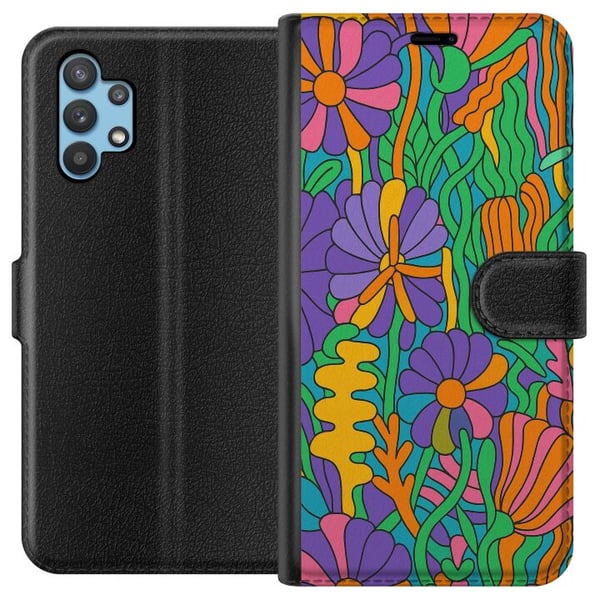 Kompatibelt Plånboksfodral till Samsung Galaxy A32 5G Color Pop Kompatibelt Plånboksfodral till Samsung Galaxy A32 5G Color Pop