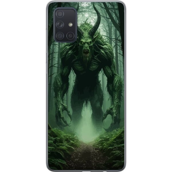 Kompatibelt Mobildeksel til Samsung Galaxy A71 Skog Monster Fantasi Vesen Mørk Kompatibelt Mobildeksel til Samsung Galaxy A71 Skog Monster Fantasi Vesen Mørk