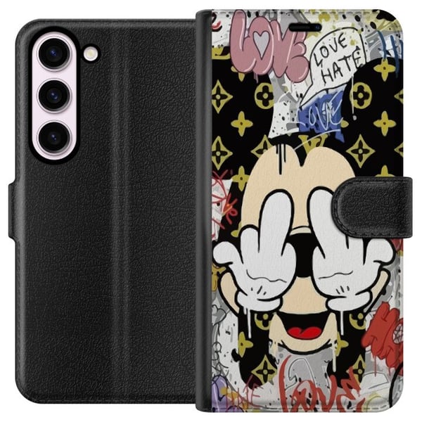Kompatibel Tegnebogsetui til Samsung Galaxy S23 Mickey Mouse F-YOU Kompatibel Tegnebogsetui til Samsung Galaxy S23 Mickey Mouse F-YOU