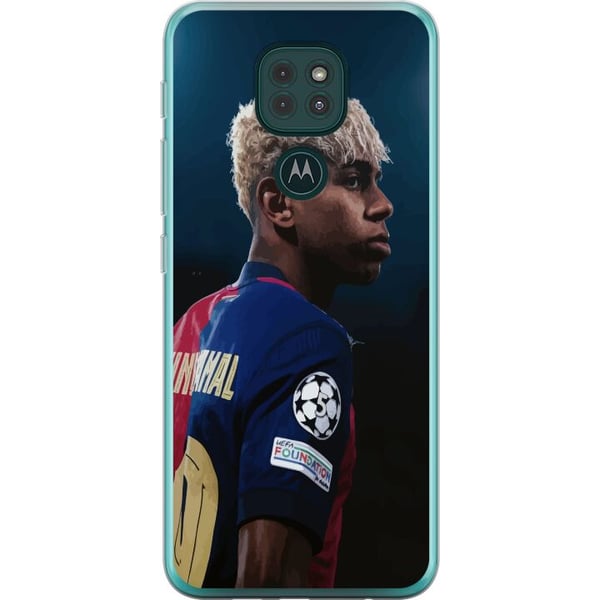 Kompatibel Mobilcover til Motorola Moto G9 Play Lamine Yamal - Barcelonas Wunderkind i fokus