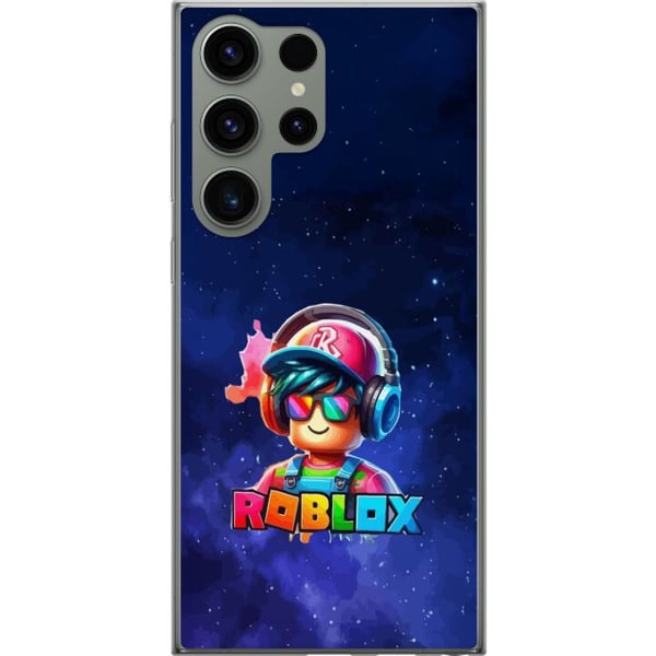 Kompatibelt Mobildeksel til Samsung Galaxy S23 Ultra Roblox Space Explorer-design futuristisk romtema med fargerike detaljer spillfølelse og neonlys