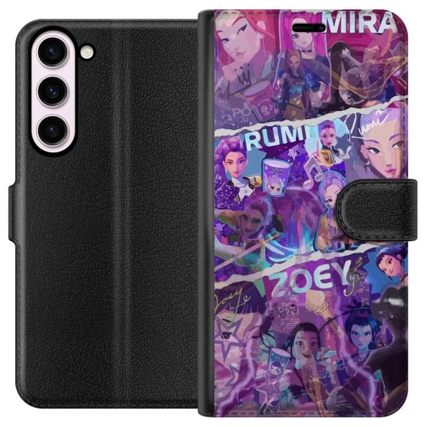 Yhteensopiva Lompakkokotelo Samsung Galaxy S23+ Valorant tytöt juliste Mira Rumi Zoey Riot Games anime-pelaaminen agentit neon-tyyli hahmo fanitaide