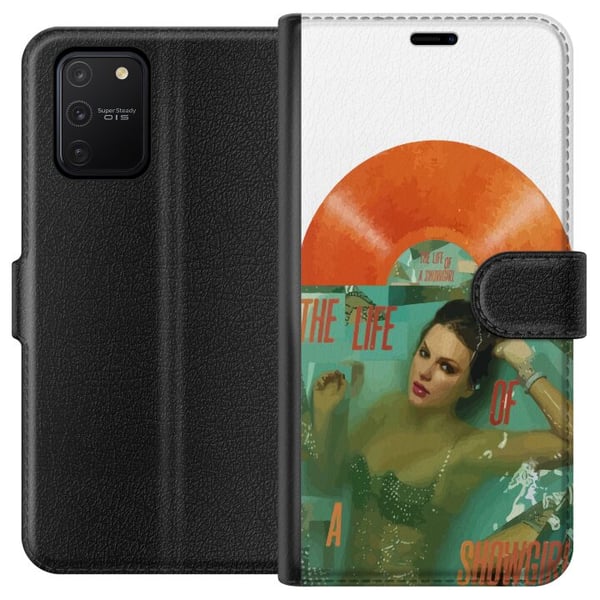 Kompatibelt Lommeboketui til Samsung Galaxy S10 Lite Taylor Swift The Life of a Showgirl – Rosa popdiva i glitter og glam Kompatibelt Lommeboketui til Samsung Galaxy S10 Lite Taylor Swift The Life of a Showgirl – Rosa popdiva i glitter og glam