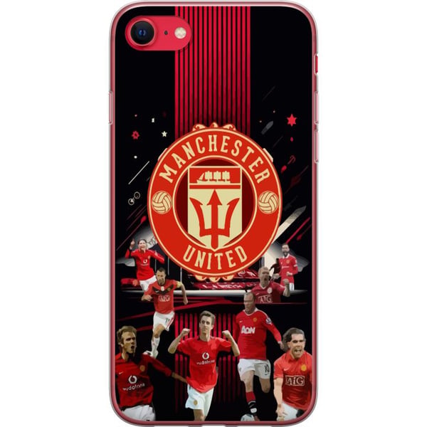 Kompatibelt Mobildeksel til Apple iPhone SE (2022) Manchester United F.C. Kompatibelt Mobildeksel til Apple iPhone SE (2022) Manchester United F.C.