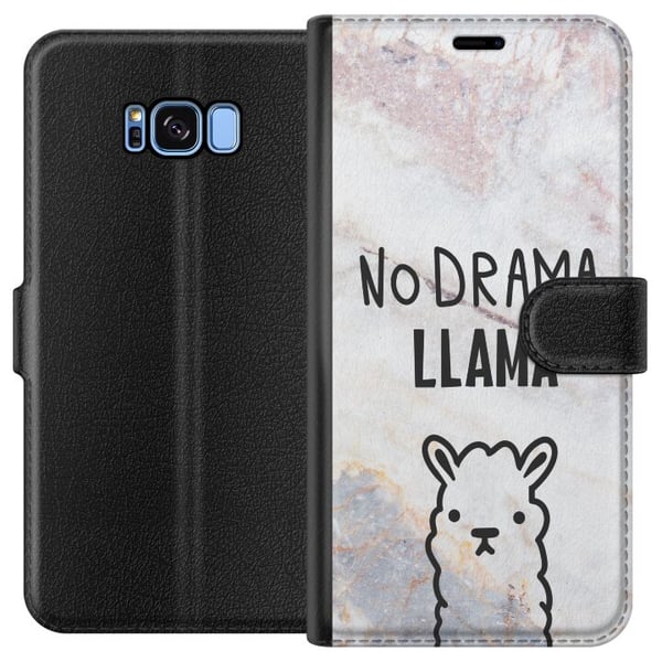 Kompatibelt Plånboksfodral till Samsung Galaxy S8 Llama Marble Kompatibelt Plånboksfodral till Samsung Galaxy S8 Llama Marble