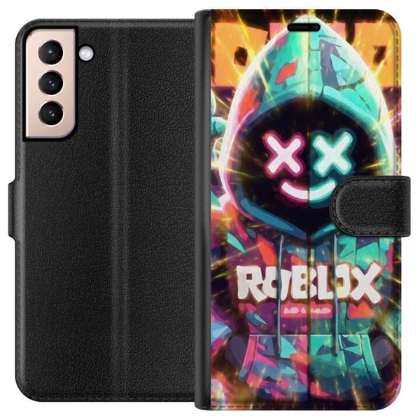 Yhteensopiva Lompakkokotelo Samsung Galaxy S21 Neonvärinen Roblox-henkinen hupparihahmo, jossa on hohtavia tehosteita ja energinen tausta, voimakas p Yhteensopiva Lompakkokotelo Samsung Galaxy S21 Neonvärinen Roblox-henkinen hupparihahmo, jossa on hohtavia tehosteita ja energinen tausta, voimakas p
