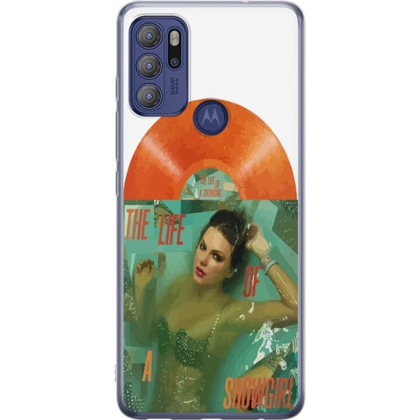 Kompatibel Mobilcover til Motorola Moto G60S Taylor Swift The Life of a Showgirl – Lyserød popdiva i glitter & glam