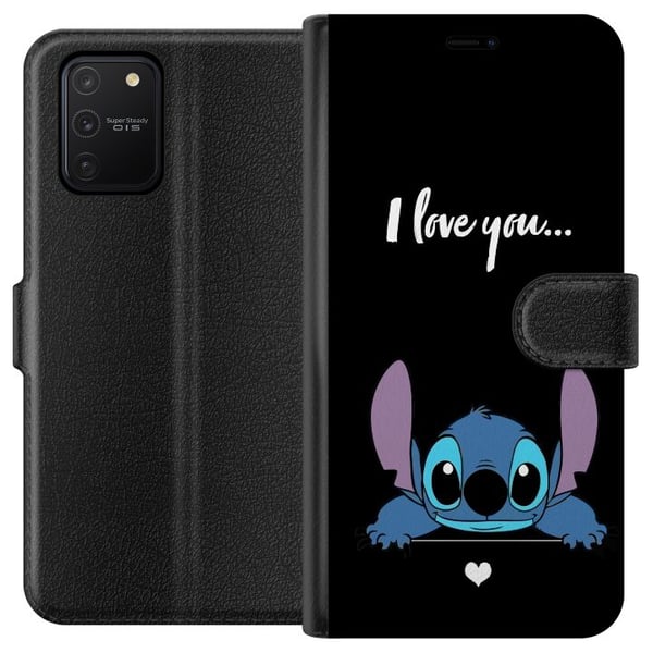 Kompatibelt Lommeboketui til Samsung Galaxy S10 Lite Stitch Jeg Elsker Deg Kompatibelt Lommeboketui til Samsung Galaxy S10 Lite Stitch Jeg Elsker Deg
