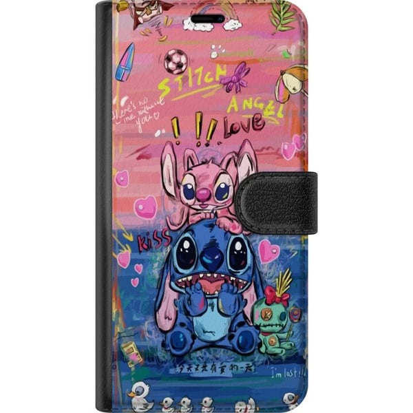 Kompatibelt Lommeboketui til Samsung Galaxy A20e Stitch kunst