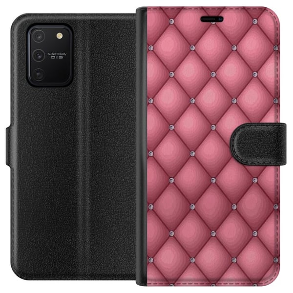 Kompatibelt Lommeboketui til Samsung Galaxy S10 Lite Unikt Rosa Mønster Kompatibelt Lommeboketui til Samsung Galaxy S10 Lite Unikt Rosa Mønster