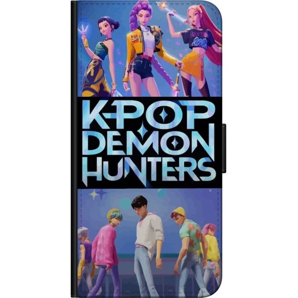 Kompatibelt Lommeboketui til Samsung Galaxy A03s Kpop Demon Hunters koreansk idolband plakat anime gaming fantasy tegnefilm retrostil fanart design
