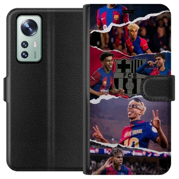 Kompatibel Tegnebogsetui til Xiaomi 12 Yamal Fodboldspiller Barcelona-stjerne