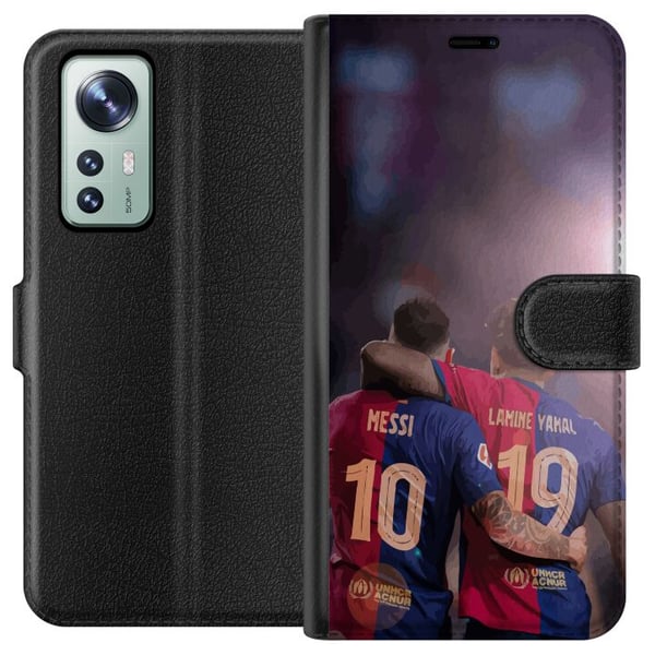 Kompatibel Tegnebogsetui til Xiaomi 12 Lamine Yamal VS Messi