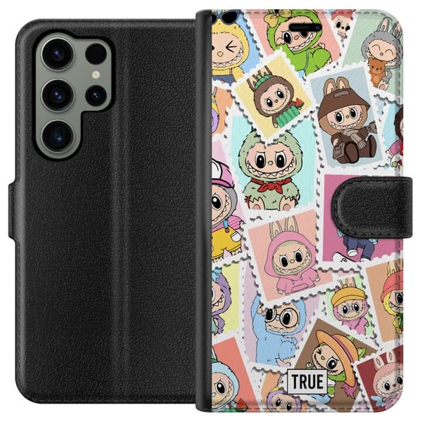 Kompatibel Tegnebogsetui til Samsung Galaxy S23 Ultra Cute Stamp Squad – sødt samlermotiv med farverige figurer i dyrekostumer og et legende design Kompatibel Tegnebogsetui til Samsung Galaxy S23 Ultra Cute Stamp Squad – sødt samlermotiv med farverige figurer i dyrekostumer og et legende design