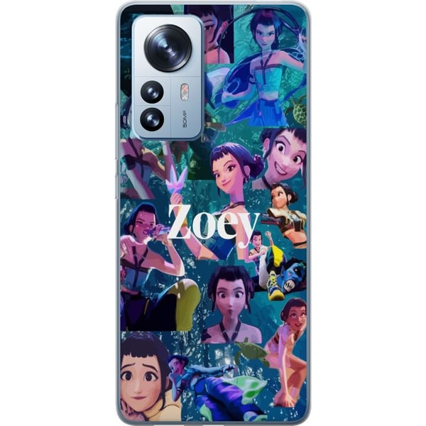 Yhteensopiva Puhelinkuori Xiaomi 12 Pro Kpop Demonien metsästäjät Zoey Metsä Kollaasi Mystinen Aura Idoli Voima Hehku
