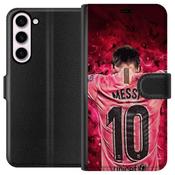 Kompatibelt Plånboksfodral till Samsung Galaxy S23+ Messi