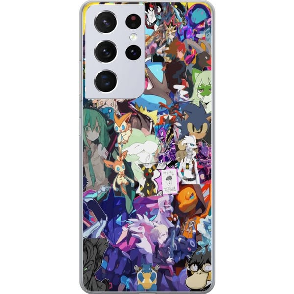 Kompatibel Mobilcover til Samsung Galaxy S21 Ultra 5G Pokémon Blaze