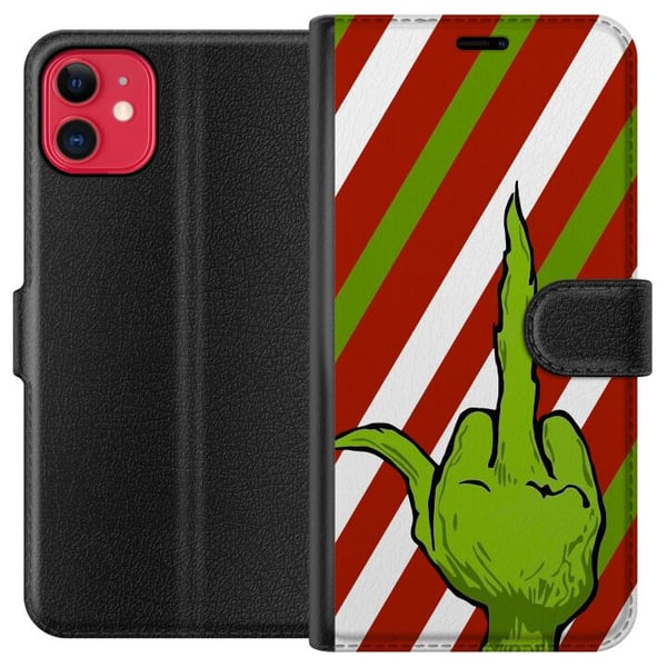 Kompatibelt Plånboksfodral till Apple iPhone 11 Grinch