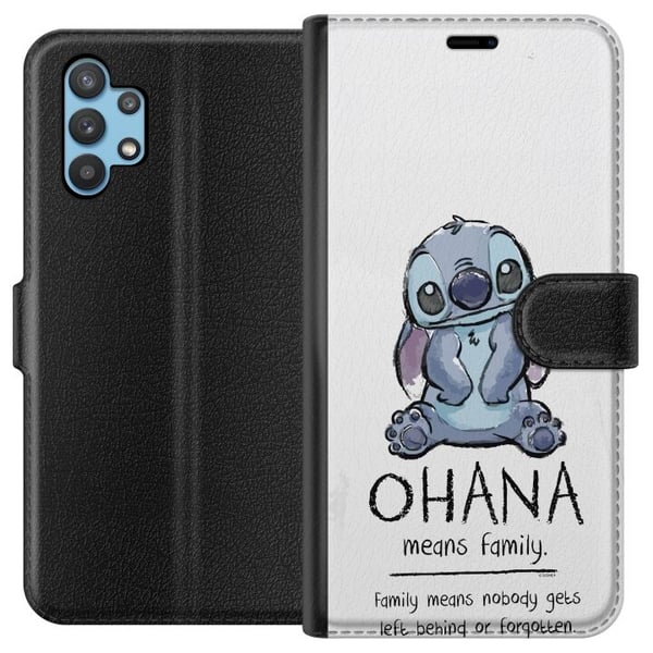 Kompatibelt Plånboksfodral till Samsung Galaxy A32 5G Stitch Ohana Kompatibelt Plånboksfodral till Samsung Galaxy A32 5G Stitch Ohana