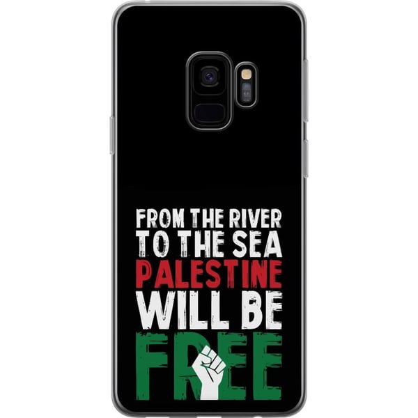 Kompatibelt Mobilskal till Samsung Galaxy S9 Free Palestine – politiskt statement med kraftfullt grafiskt uttryck Kompatibelt Mobilskal till Samsung Galaxy S9 Free Palestine – politiskt statement med kraftfullt grafiskt uttryck