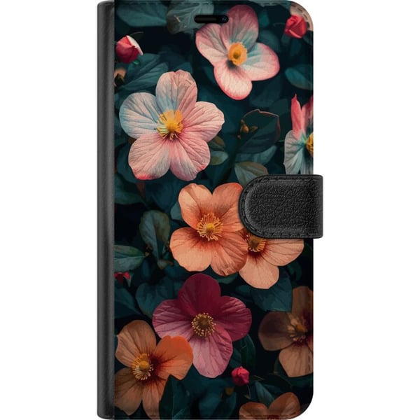 Kompatibel Tegnebogsetui til Samsung Galaxy S23+ Blomster