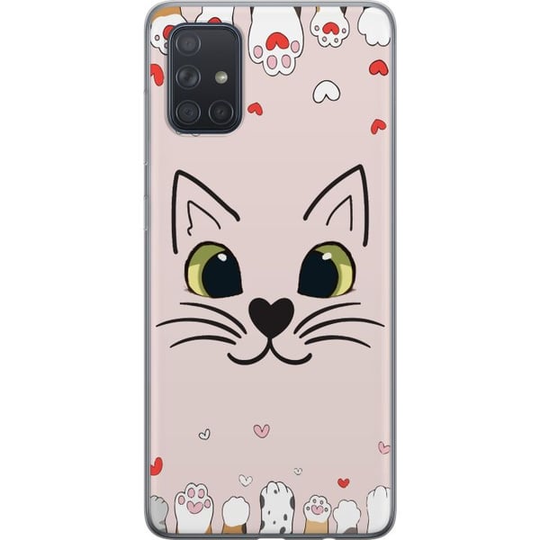 Kompatibel Mobilcover til Samsung Galaxy A71 Mjooo Katt