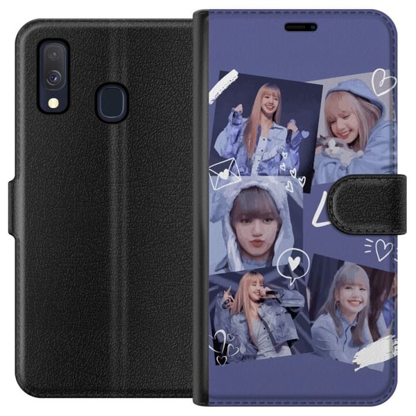 Kompatibelt Lommeboketui til Samsung Galaxy A40 Lisa Blackpink – Aesthetic K-pop Queen
