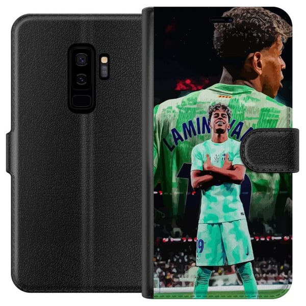 Kompatibelt Plånboksfodral till Samsung Galaxy S9+ Barcelona Yamal matchtröja fotboll junior