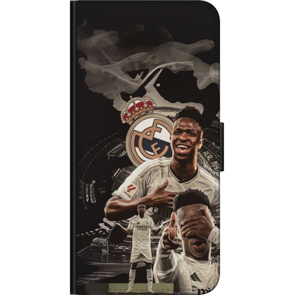 Kompatibelt Lommeboketui til Samsung Galaxy A03s Vinicius Junior Real Madrid Brasil eksplosiv tekniker som skaper målsjanser og driver spillet fremov