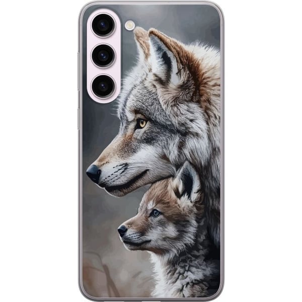 Kompatibel Mobilcover til Samsung Galaxy S23+ Ulve Vild Natur Dyr Mystisk