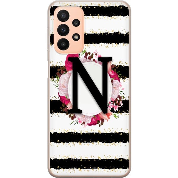 Yhteensopiva Puhelinkuori Samsung Galaxy A23 Kirjain N
