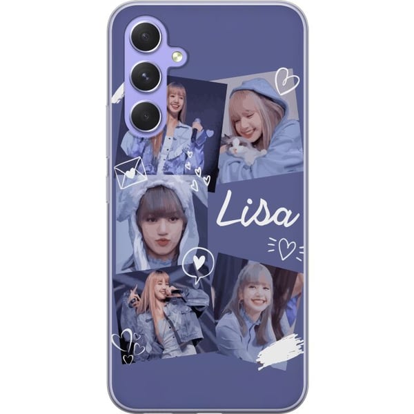 Yhteensopiva Puhelinkuori Samsung Galaxy A54 Lisa Blackpink – Aesthetic K-pop Queen