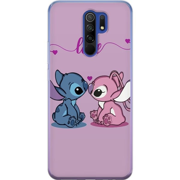 Kompatibelt Mobilskal till Xiaomi Redmi 9 Lilo & Stitch – Angel Edition