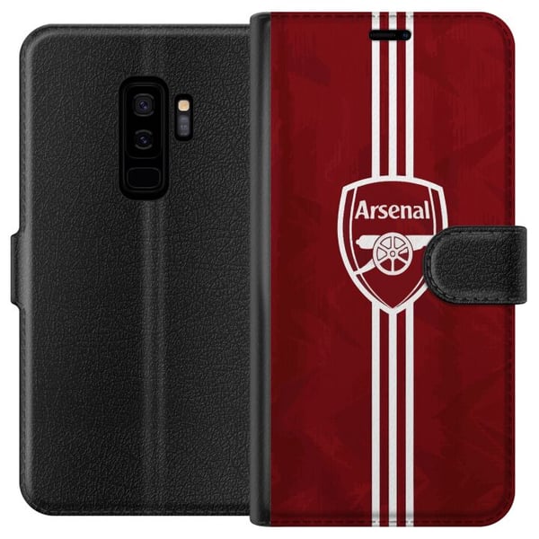Kompatibelt Lommeboketui til Samsung Galaxy S9+ Arsenal Emblem Fotboll Premier League Klubbmärke Röd Vit Kompatibelt Lommeboketui til Samsung Galaxy S9+ Arsenal Emblem Fotboll Premier League Klubbmärke Röd Vit
