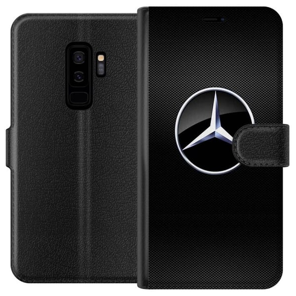 Kompatibelt Plånboksfodral till Samsung Galaxy S9+ Mercedes Kompatibelt Plånboksfodral till Samsung Galaxy S9+ Mercedes