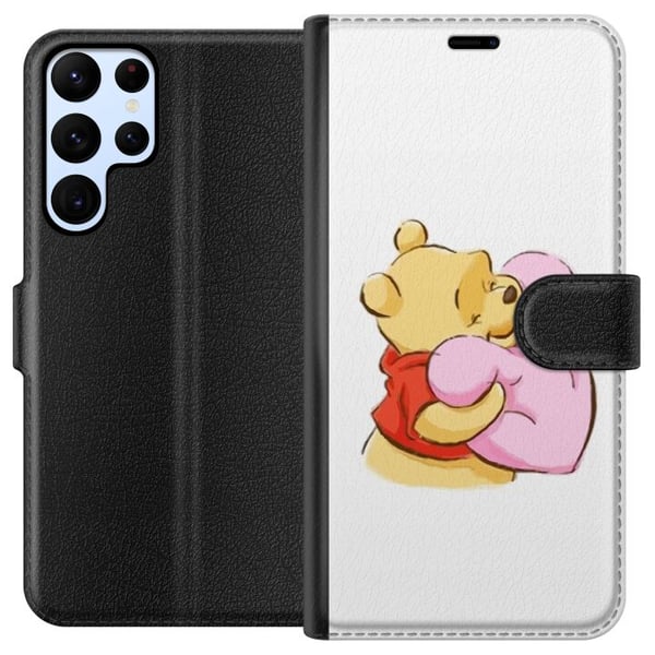 Yhteensopiva Lompakkokotelo Samsung Galaxy S22 Ultra 5G Nalle Puh Halaus Yhteensopiva Lompakkokotelo Samsung Galaxy S22 Ultra 5G Nalle Puh Halaus