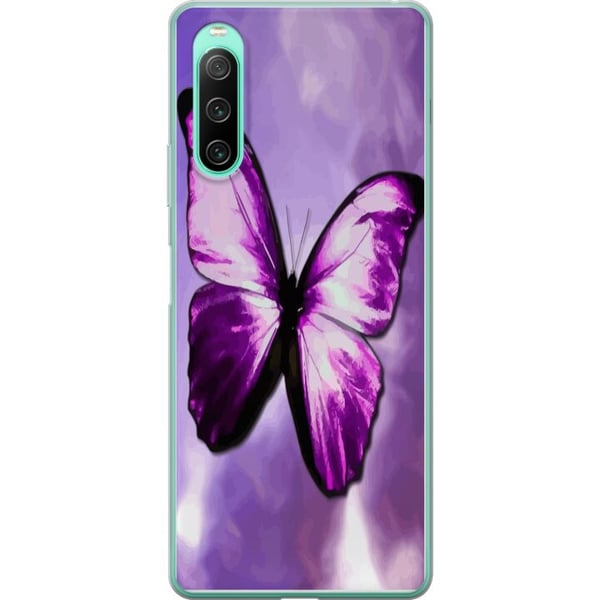 Yhteensopiva Puhelinkuori Sony Xperia 10 IV Perhonen