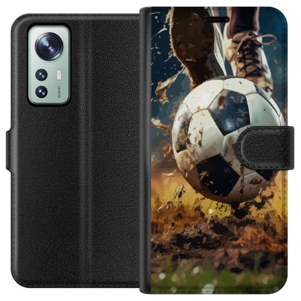 Yhteensopiva Lompakkokotelo Xiaomi 12 Jalkapallo