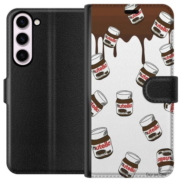 Kompatibelt Lommeboketui til Samsung Galaxy S23+ Nutella Kawaii Dessert Søt Søt Kompatibelt Lommeboketui til Samsung Galaxy S23+ Nutella Kawaii Dessert Søt Søt