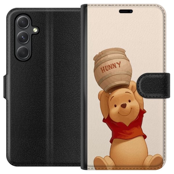 Yhteensopiva Lompakkokotelo Samsung Galaxy A15 5G Nalle Puh Hunaja Disney-hahmo