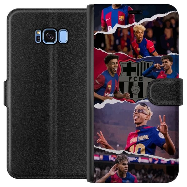 Kompatibelt Plånboksfodral till Samsung Galaxy S8 Yamal Football Player Barcelona Star