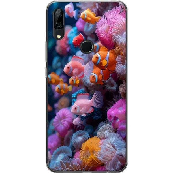 Kompatibel Mobilcover til Huawei P Smart Z Fisk Koral Ocean Hav Undervands