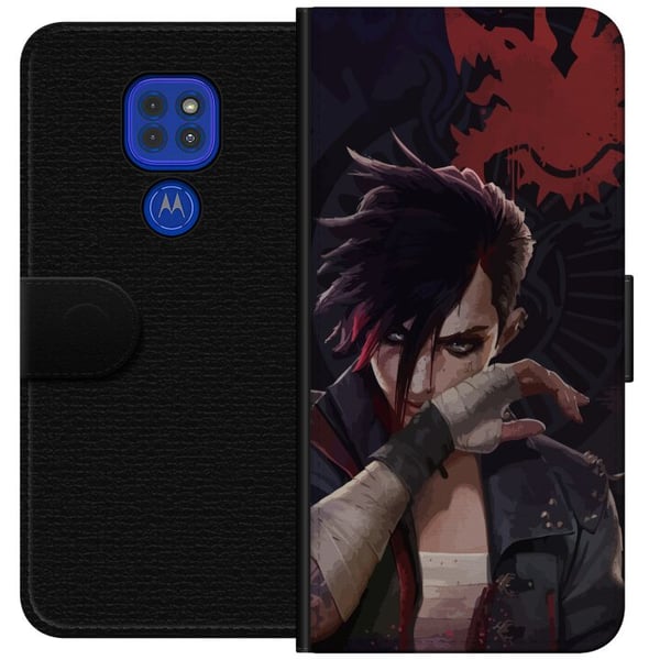 Kompatibel Tegnebogsetui til Motorola Moto G9 Play Arcane