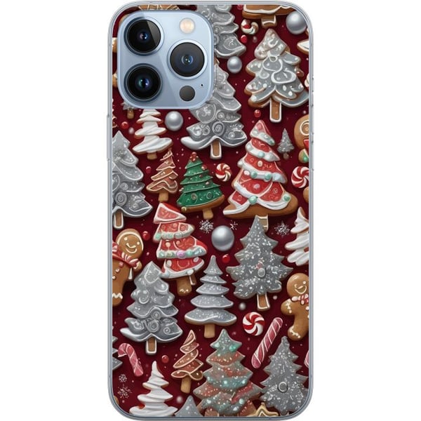 Kompatibel Mobilcover til Apple iPhone 13 Pro Max julesmåkager julesmåkager peberkager grantræer peberkager julemotiv sukkerstok juletræ design
