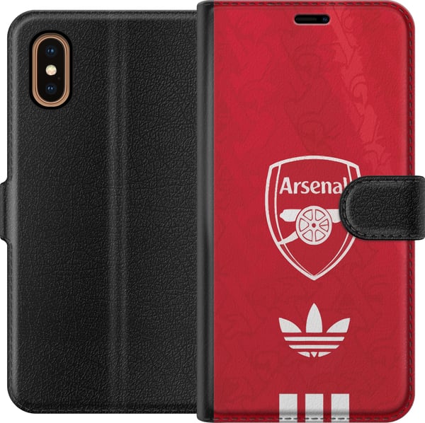 Kompatibelt Lommeboketui til Apple iPhone XS Max Arsenal fotballklubb i Premier League
