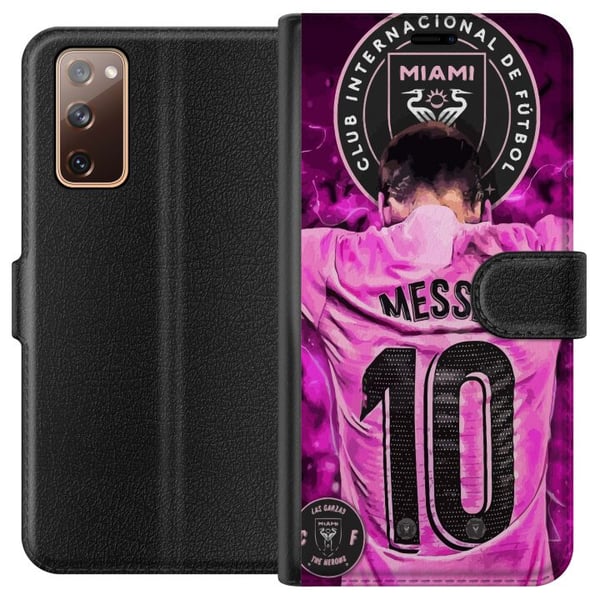 Kompatibelt Lommeboketui til Samsung Galaxy S20 FE Messi